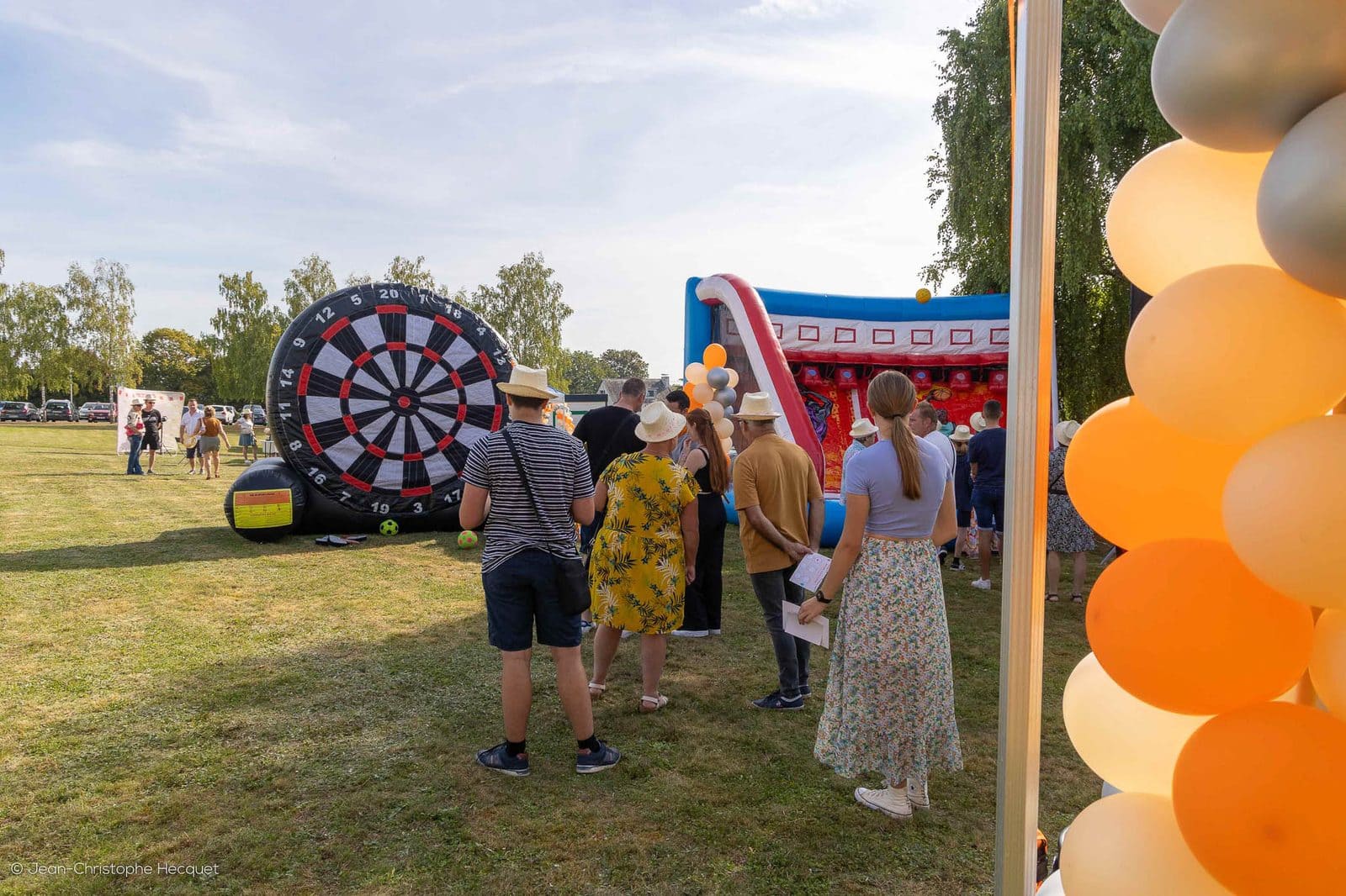 Parc d'animations en flux continu au Family Day Amazon Lyon organisé par 9P Production