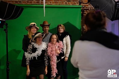 animation photcall fond vert