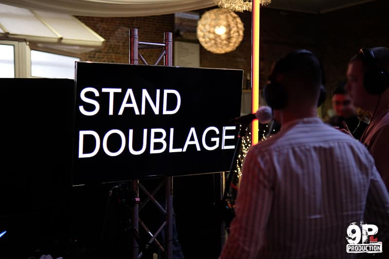 Animation stand de doublage voix