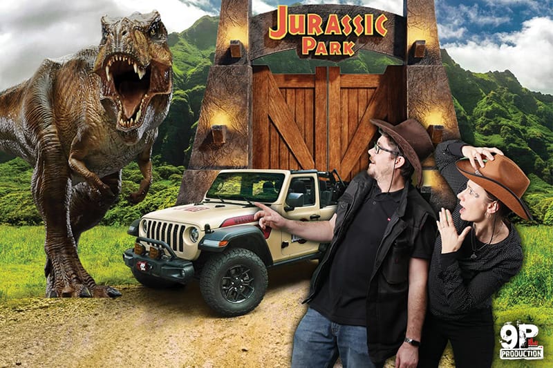 Animation photocall fond vert