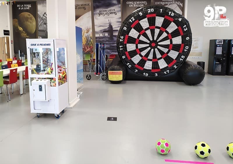 cible géante gonflable