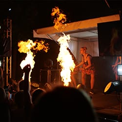 canon à feu + gaz -2 Location projecteur de flammes avec bouteille de gaz