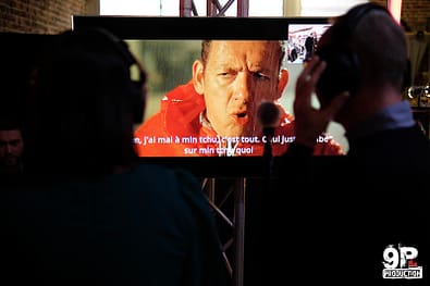 Animation stand de doublage voix