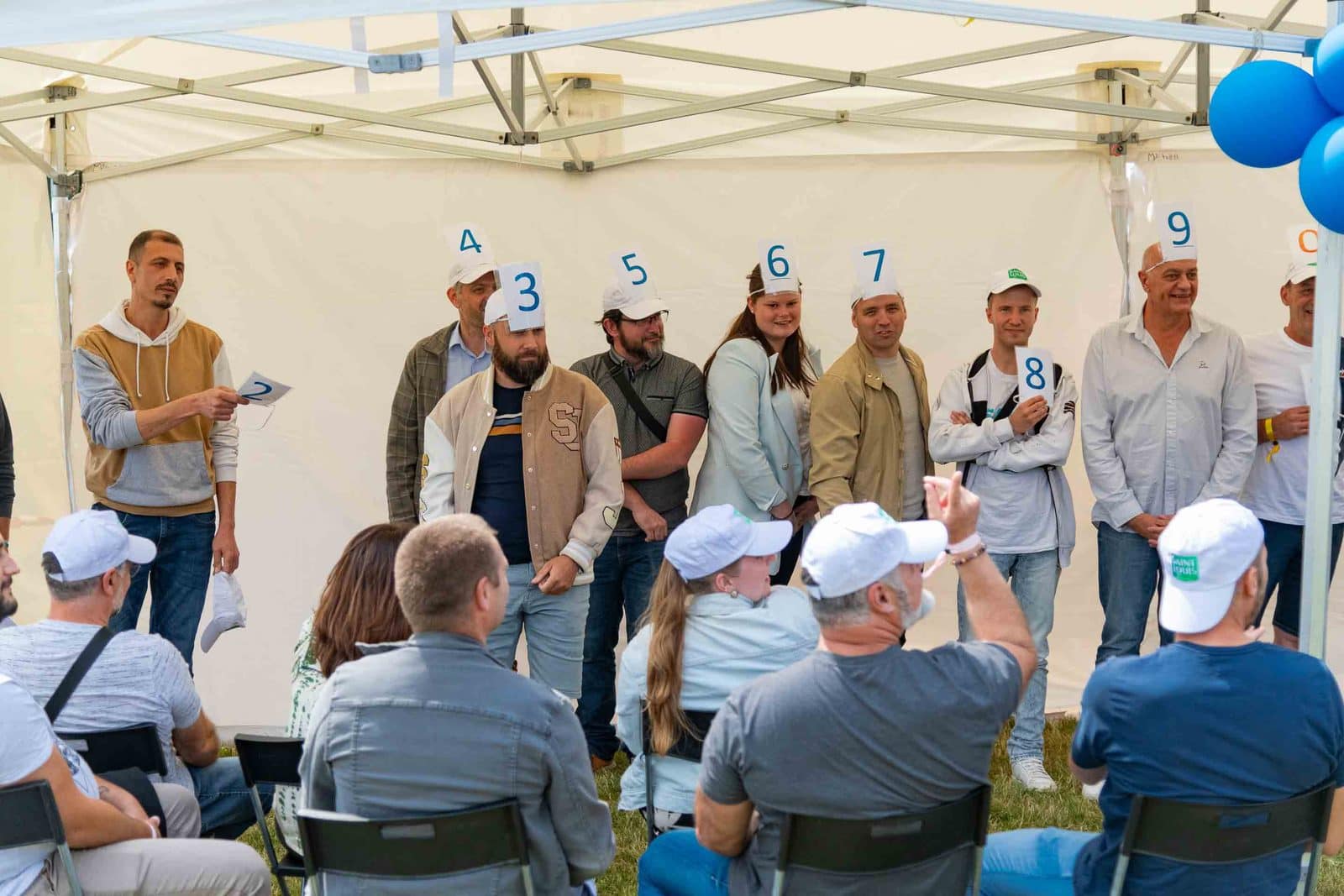 Plateau d'épreuves Vendredi tout est permis lors d'un team building 9P Production